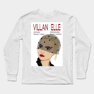 Villanelle, Killing Eve, She Villain Long Sleeve T-Shirt